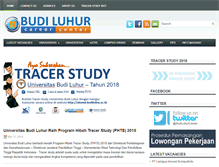 Tablet Screenshot of karir.budiluhur.ac.id