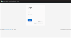 Desktop Screenshot of parent.budiluhur.ac.id